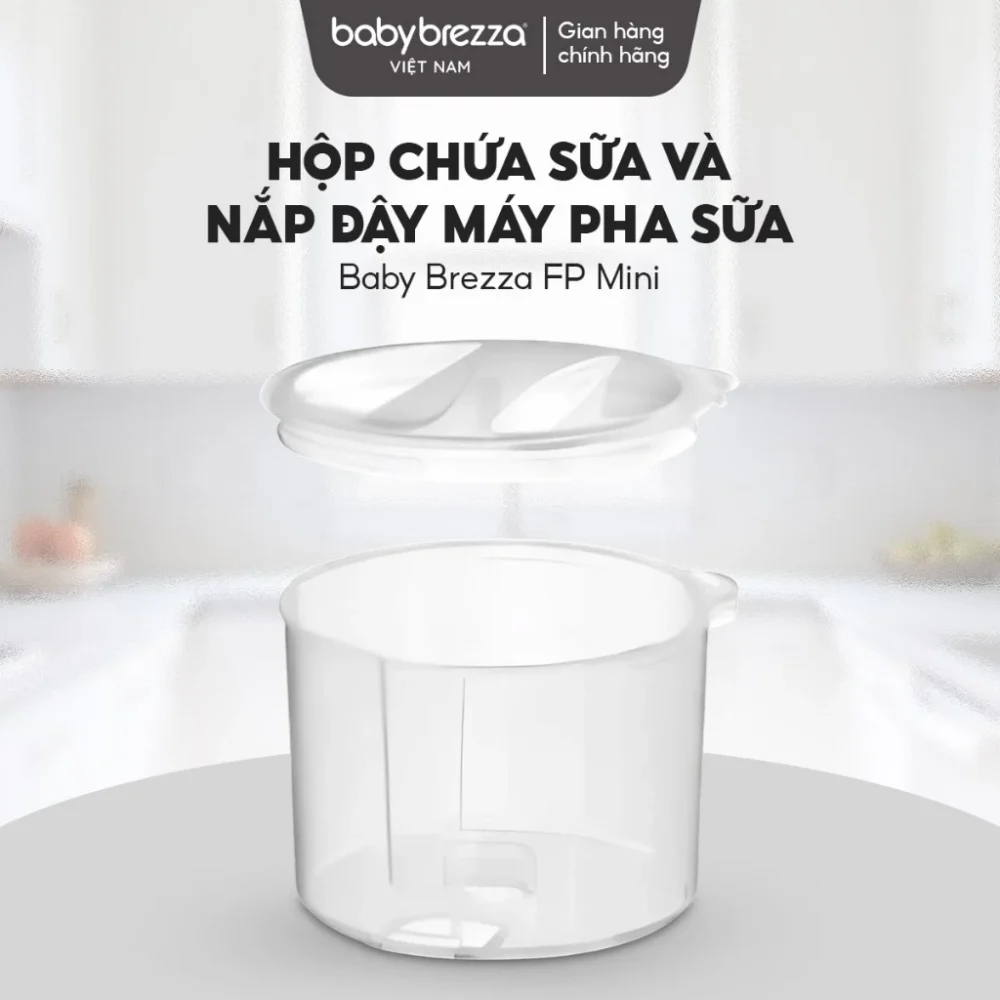 Hộp chứa sữa và Nắp đậy Máy Pha Sữa Baby Brezza FP Mini