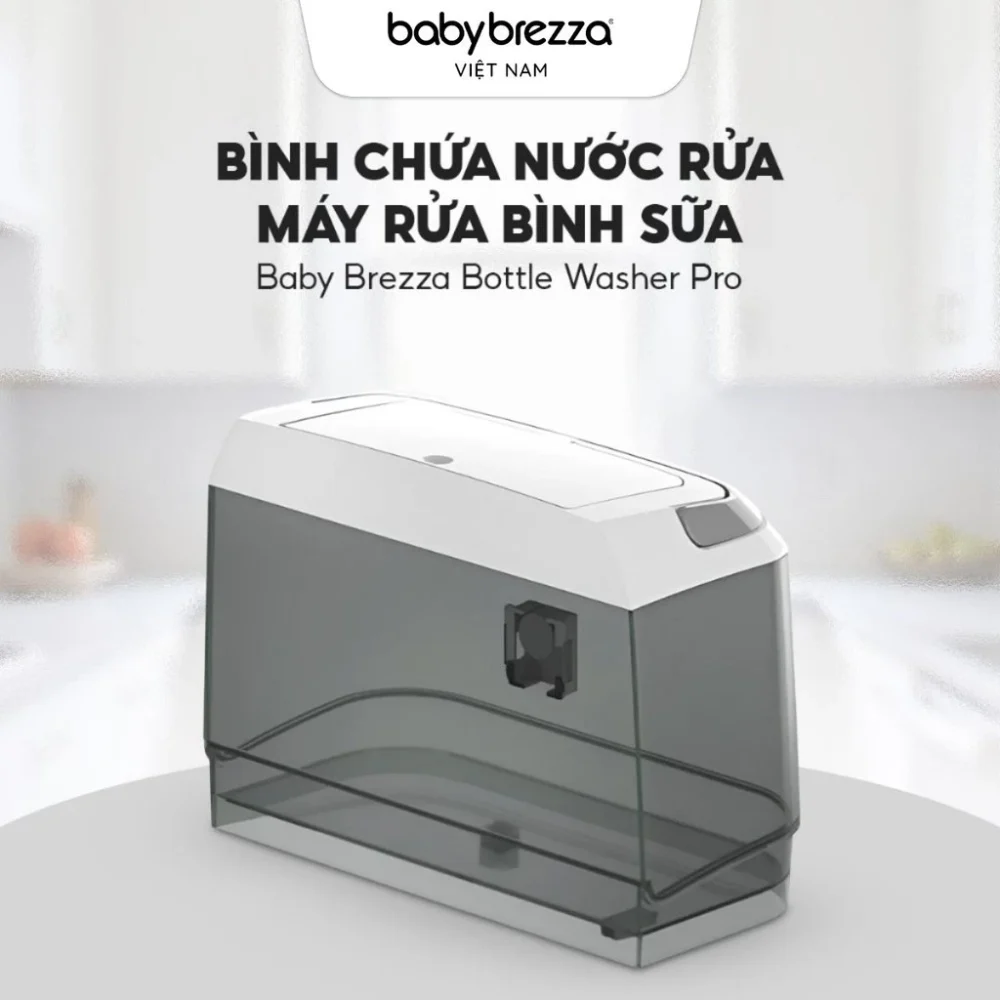 Bình chứa nước rửa bình máy rửa bình sữa Baby Brezza Bottle Washer Pro