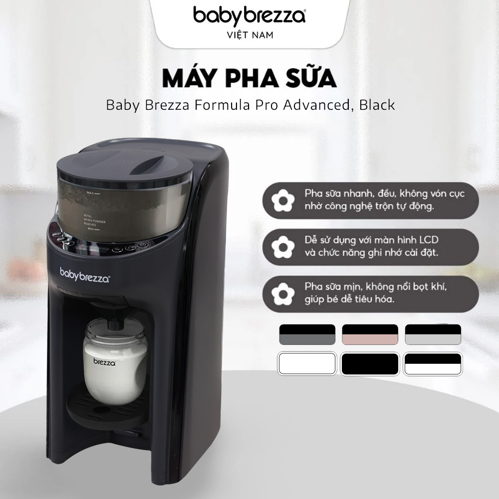 Máy pha sữa Baby Brezza Formula Pro Advanced, Black