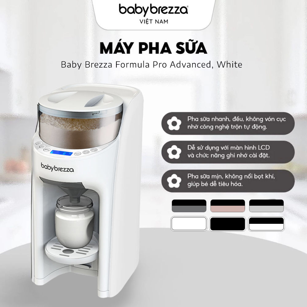 Máy pha sữa Baby Brezza Formula Pro Advanced, White